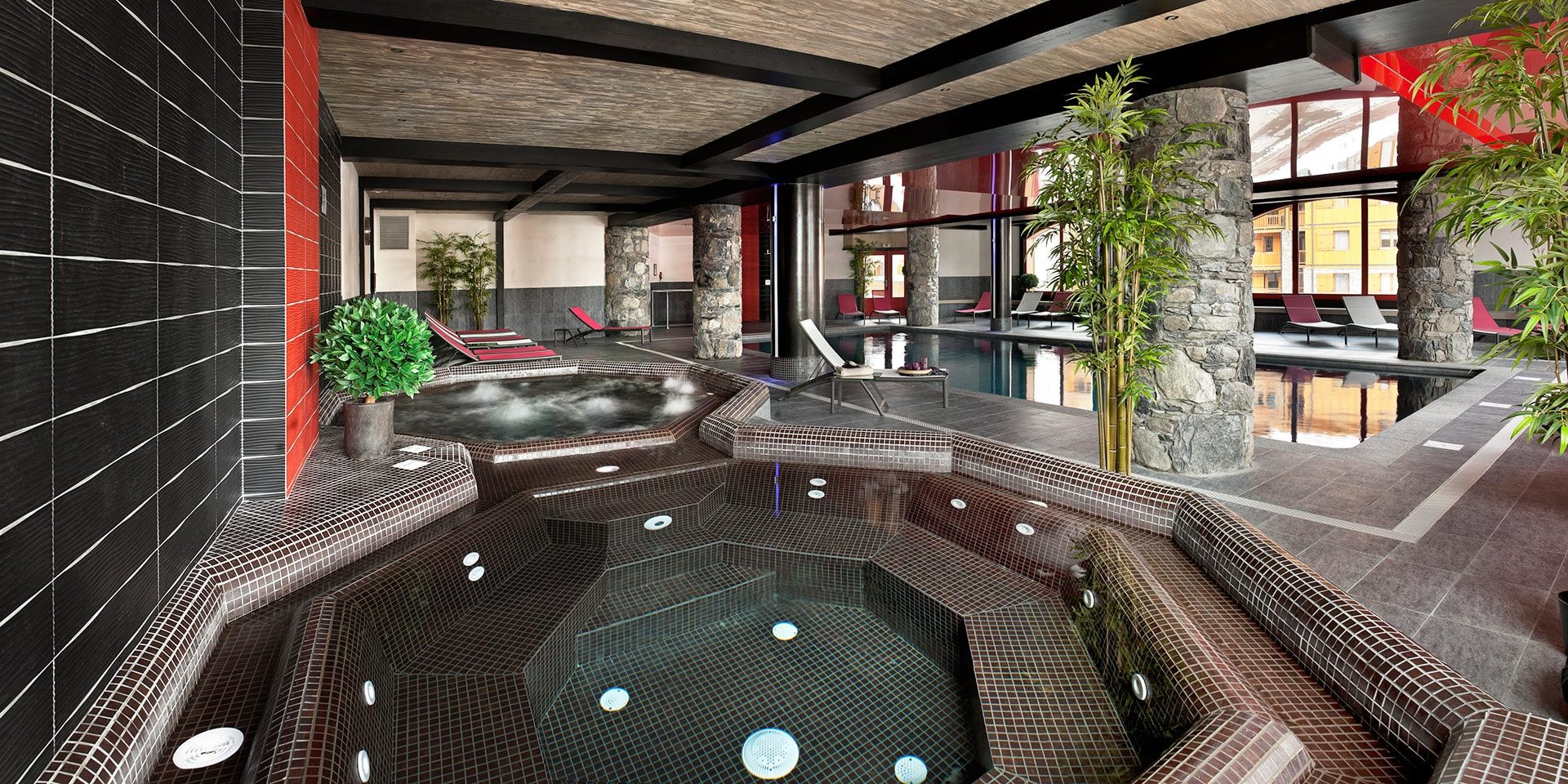 CGH Le Telemark Tignes Le Lac Tignes-Val d'Isere Frankrijk wintersport skivakantie luxe wellness Spa jacuzzi bubbelbad zwembad rusten ontspannen relaxen