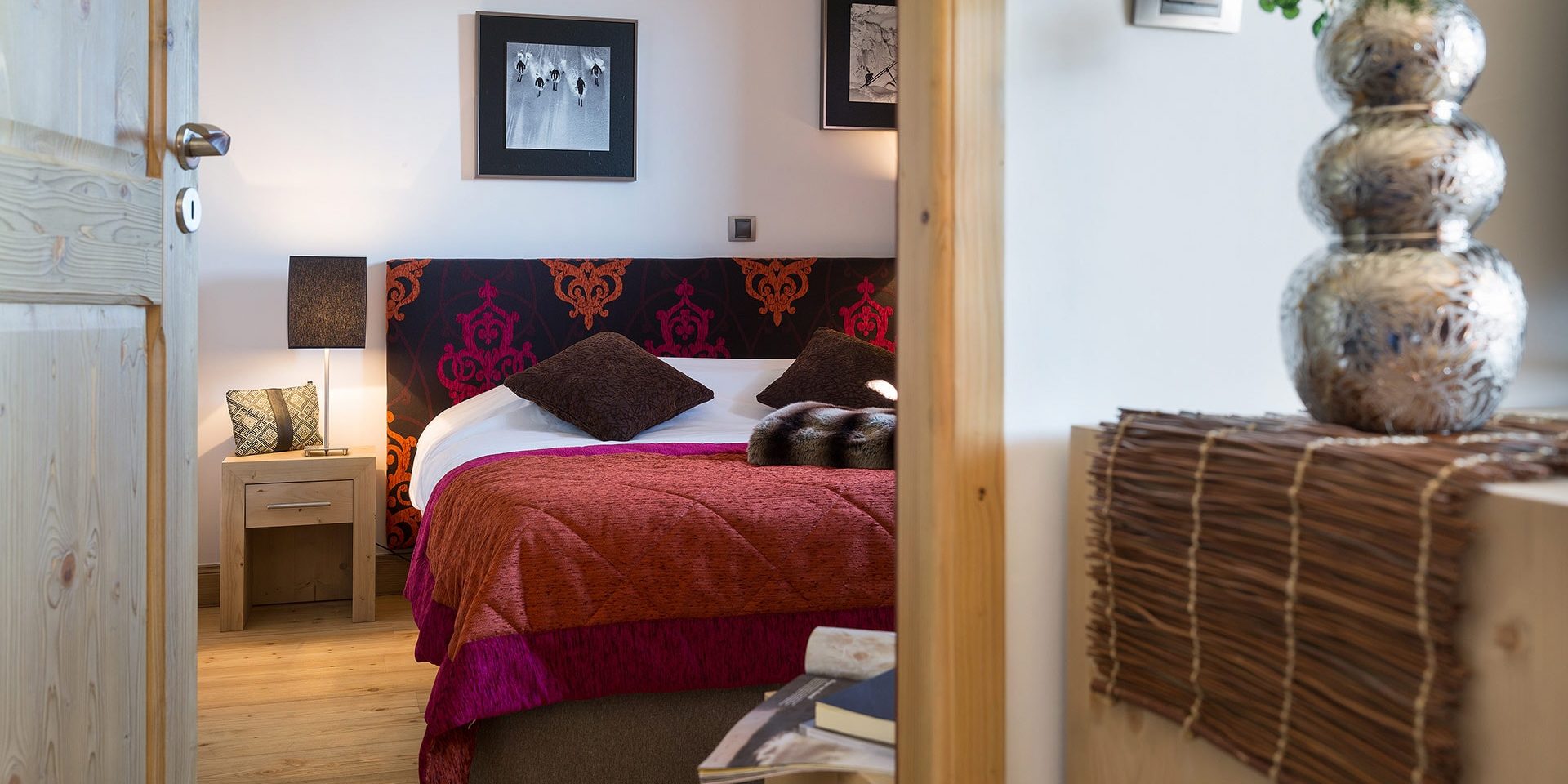 CGH Lodge Hemera La Rosiere Espace San Bernardo Frankrijk wintersport skivakantie luxe appartement slaapkamer bed comfortabel modern gezin groepen