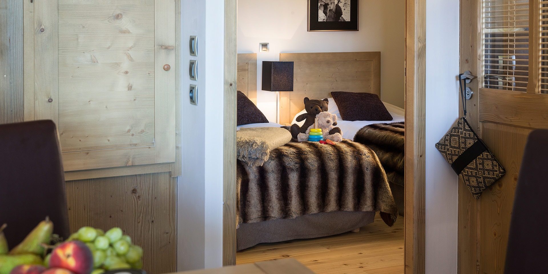 CGH Lodge Hemera La Rosiere Espace San Bernardo Frankrijk wintersport skivakantie luxe appartement slaapkamer bedden kinderen comfortabel modern gezin groepen