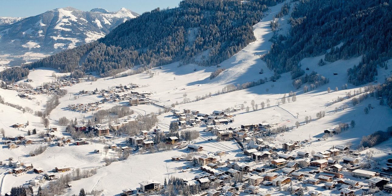 Niederau Wildschonau Oostenrijk Niederau Wildschonau Oostenrijk wintersport skivakantie luxe familievriendelijk dorpje appartementen sneeuw bergen bomen