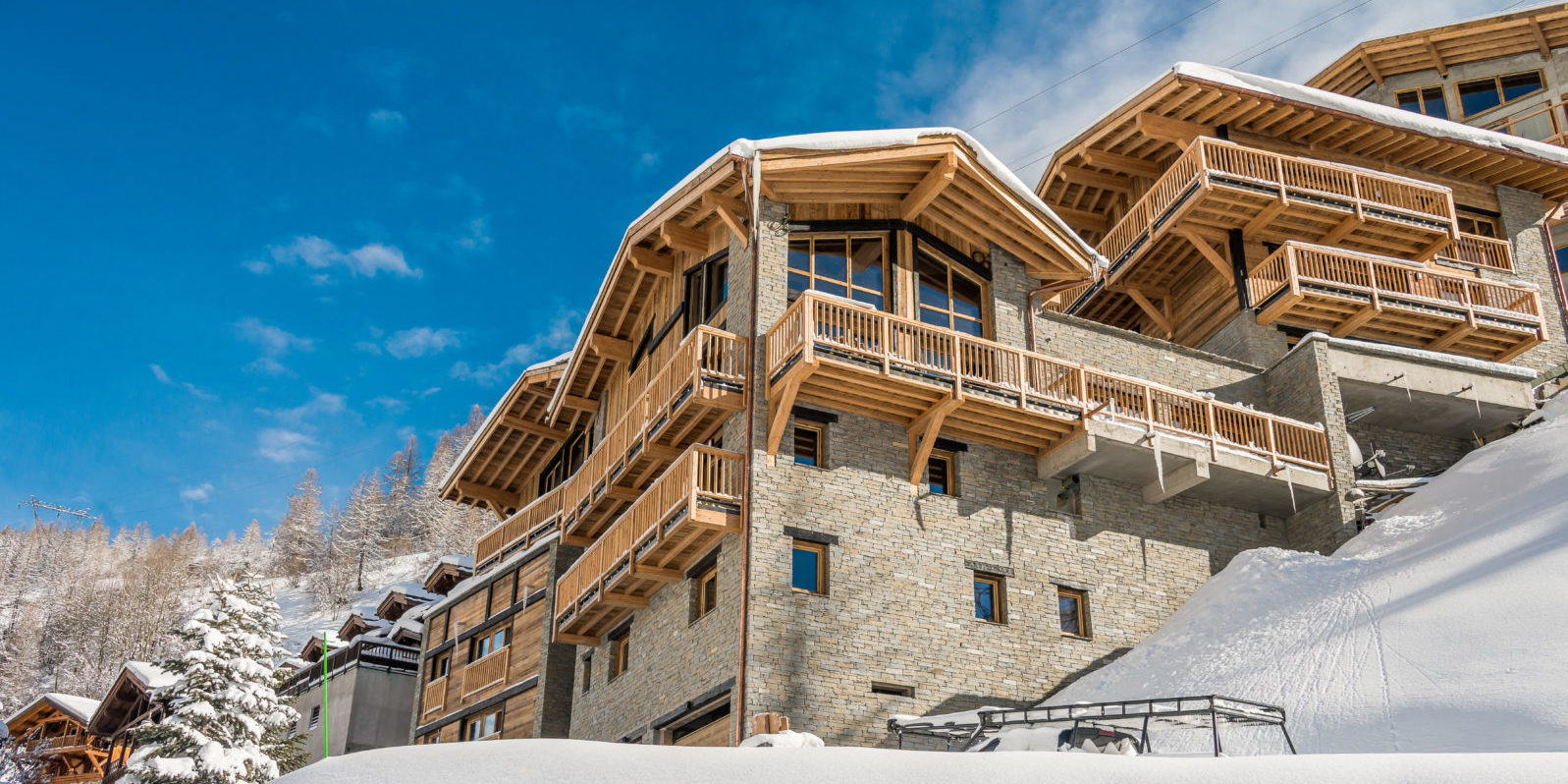 Chalet Ubud Tignes Les Brevieres Tignes-Val d'Isere Frankrijk wintersport skivakantie luxe Black Diamond