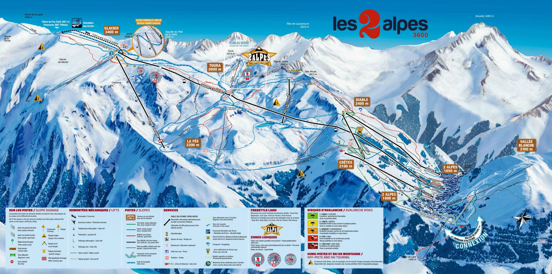 Les 2 Alpes pisteplattegrond WintersportDeluxe