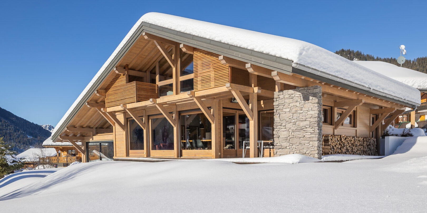 Maison Blanc et Verte Chatel Les Portes du Soleil Frankrijk